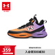 安德瑪（UNDERARMOUR）童鞋男女童籃球鞋冬季款舒適網(wǎng)布透氣耐磨防滑兒童運(yùn)動(dòng)鞋2441209 紫/黑 36