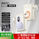 Berf【充電寶3c認(rèn)證】自帶線插頭磁吸式大容量無線快充便攜三合一適用蘋果16手機(jī)國標(biāo)移動電源可上飛機(jī) 優(yōu)雅米紫|20000mAh|AC插頭+自帶線+磁吸