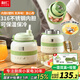 利仁（Liven）榨汁杯便攜式榨汁機 可碎冰 內(nèi)膽0塑料750ML戶外隨行杯噸噸杯 316不銹鋼小型榨汁桶輔食機LLJ-A756