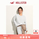 HOLLISTER24春秋款經典小海鷗抓絨落肩衛(wèi)衣女裝KI352-4218 灰色 M (165/92A)