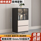 冠孚【包安裝】電視柜落地實(shí)木高柜新款茶幾電視柜組合客廳儲(chǔ)物收納柜 0.6m【玻璃矮柜】