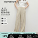 紅袖老錢(qián)風(fēng)休閑褲2025夏季新款女裝H型松緊腰寬松百搭輕薄顯瘦山本褲 米010 L