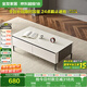 全友家居現(xiàn)代簡(jiǎn)約風(fēng)茶幾家用鋼化玻璃臺(tái)面茶桌子收納儲(chǔ)物柜子客廳家具