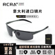 RCRA意大利進口碳纖維偏光墨鏡男士智能變色太陽鏡日夜兩用戶外駕駛鏡 黑框-變色片（日夜兩用）
