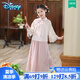 迪士尼（Disney）漢服女童夏季套裝春秋2025新款兒童新中式中國風古風改良童裝女 粉色 140 cm