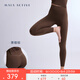 MAIA ACTIVE云感褲緊致版瑜伽褲9分高腰無外縫線尷尬線運(yùn)動(dòng)健身褲緊身長(zhǎng)褲女 栗檀棕-無縫9分（三角襠） L