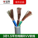 公牛電線(xiàn) 原裝插座電源線(xiàn)3芯兩芯軟線(xiàn)純銅三芯2芯包皮線(xiàn)護套線(xiàn)3C認證國標rvv電纜線(xiàn) 3芯1.5平方粗1米(需要幾米拍幾件未剪斷)