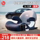 優(yōu)樂博（ULOP）德國兒童安全座椅3-12歲寶寶汽車用增高墊簡易便攜式大童車載坐墊 柏林灰【ISOFIX接口+折疊收納】