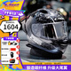 LS2摩托車頭盔男女通用機(jī)車賽車全盔防霧大尾翼FF813碳纖維盔 12K亮黑鍛造碳纖 XL（57-58頭圍）