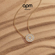 APM MonacoSoleil項(xiàng)鏈高級(jí)時(shí)尚感金色情侶禮物簡(jiǎn)約飾品生日禮物送女友 Soleil項(xiàng)鏈