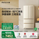 小吉（MINIJ）508L機(jī)皇法式復(fù)古冰箱奶油風(fēng)高顏值客廳冰箱雙變頻無(wú)霜一級(jí)能效自動(dòng)制冰速冷BCD-JF508B1F02