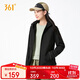 361°外套女秋季雨屏防潑水運(yùn)動(dòng)休閑戶外加絨連帽夾克風(fēng)衣662544603-4