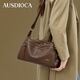 澳迪佳情人節禮物老婆真皮包包女款2026年中年媽媽包頭層牛皮單肩斜挎包 檀棕