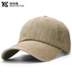 撞青春高檔棒球帽子男士春夏季防曬鴨舌帽女戶(hù)外運動(dòng)休閑帽遮陽(yáng)軟頂男帽 卡其色 均碼 55-61cm