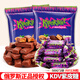KDV 俄羅斯進口紫皮糖500g*2袋扁桃仁夾心婚慶喜糖果零食【12.3到期 紫皮糖500g*2袋【共約136粒】