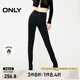 ONLY2024冬季新款加絨時尚百搭顯瘦緊身褲牛仔褲女|124432019 J09 深牛仔灰色 L (170) 72A