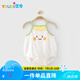 優(yōu)奇嬰兒吊帶包屁衣夏季薄款女寶寶夏天衣服背心三角哈衣女孩夏裝