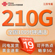 中國聯(lián)通流量卡大王卡低月租聯(lián)通流量卡5G全國通用無(wú)合約手機卡電話(huà)卡不限速純上網(wǎng)卡 江蘇專(zhuān)享-19元210G流量+100分鐘 省外勿拍
