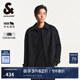 杰克·瓊斯（JACK&JONES）男裝春秋時尚百搭可拆卸加絨內(nèi)膽多色可選尖領(lǐng)毛呢大衣224427018 黑色E40 厚款 黑色E40 S 170