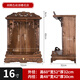 灶君神斗佛龕觀音菩薩關(guān)公供桌神臺(tái)小型神龕高端家用祠堂寺廟用供奉臺(tái)壁掛式吊柜佛柜財(cái)神爺柜置物架保家仙龕 胡桃色16寸