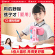貓?zhí)幼顺C正器小學(xué)生防低頭寫字矯正器糾正近視彎腰駝背姿勢書寫墊寫作業(yè)學(xué)習(xí)閱讀支架文具 粉