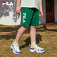 斐樂(lè )斐樂(lè )童裝兒童短褲2025年夏季新款男女中大童休閑運動(dòng)五分褲潮 魔盤(pán)綠-RGN 150