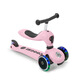酷騎滑板車(chē)兒童酷奇1-6歲二三四六合一萬(wàn)向輪可坐滑步車(chē)酷 V2發(fā)光款二合一櫻霞粉