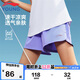 李寧（LI-NING）童裝兒童運動褲子女小大童速干反光logo訓(xùn)練無拘短褲150YKSV232-2