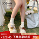 卓詩尼厚底洞洞鞋女新款夏季可愛涼拖一腳蹬防滑防臭運(yùn)動(dòng)涼鞋 卡其色 36
