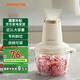 九陽絞肉機(jī)家用 絞餡機(jī)碎肉機(jī)輔食機(jī)電動(dòng)多功能料理攪拌機(jī)打肉機(jī)餃子肉餡蒜蓉機(jī)攪肉機(jī)寵物輔食機(jī)LA328 【斜刀雙檔】 2L 加厚玻璃杯LA328