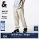 杰克·瓊斯（JACK&JONES）男裝夏膝蓋3D剪裁時尚簡約舒適九分褲束腳牛仔褲男褲224232094 淺卡其色 常規(guī) S （170)RW