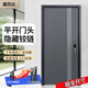 鑫百達(dá)甲級防盜門入戶門巖棉填充鋅合金門隔音安全門進(jìn)戶門大門子母門對開門 2050*860/960mm 機(jī)械鎖