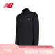 NEW BALANCE 七夕禮物外套男款潮流休閑運動跑步立領(lǐng)夾克MJ41178 BK L