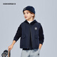 Converse【一衣三穿】匡威童裝男童夾克2025冬季新款中大童外套馬甲休閑潮 正黑色 150 /72 【建議身高140-152cm】