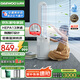 大宇（DAEWOO）【國家補貼】母嬰級無(wú)葉風(fēng)扇小海豚直流變頻電風(fēng)扇凈化加濕氛圍燈HEPA13落地扇 風(fēng)隨溫變 AM08