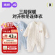 婧麒（JOYNCLEON）嬰兒連體衣保暖夾棉嬰幼兒寶寶衣服秋冬爬服哈衣套裝 Jlt200702