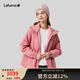 LAFUMA樂(lè)飛葉抓絨衣女戶外廓形加厚暖絨服搖粒絨雙面絨外套 LFJA3CR69Y 粉紅色DP 165/84A（38）