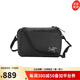始祖鳥（ARC'TERYX）HELIAD 6L防潑水背包運動戶外休閑拉鏈開合單肩斜挎腰包男女同款 黑色 25*17*9cm 均碼