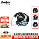 坦克（Tanked Racing）T536摩托車(chē)頭盔大半盔3C防曬四季防曬電動(dòng)車(chē)安全帽 亞黑 幻界 XL 