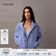 Calvin KleinJeans【防水】25春夏女士戶外休閑ck可收納連帽夾克外套47B524G CE0-尼羅藍(lán) XS