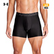 安德瑪（UNDERARMOUR）Tech Boxerjock男子6英寸運動休閑內(nèi)褲-3條裝1387414 黑色001 XL