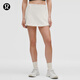 lululemon丨Ribbed Softstreme? 女士羅紋中腰款裙褲 LW7DFYS 淺象牙白 S