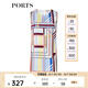 PORTS寶姿女裝新款無袖連衣裙LM8D177MFY002 CREAM PRINT M