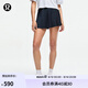 lululemon丨Varsity 女士風琴褶高腰網球裙 速干 芯吸 LW8AJYS 海軍藍 XS /4