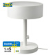 宜家（IKEA）NYMANE紐墨奈臺燈床頭燈閱讀燈家用裝飾燈 白色臺燈(燈泡另購)