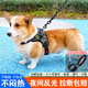 阿拉丁神獸狗繩牽引繩狗狗胸背帶背心式狗鏈遛狗大型犬拉布拉多邊牧金毛小狗 防爆沖胸背帶+牽狗繩【迷彩色】 M碼【建議18-40斤】