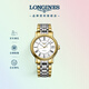 浪琴（LONGINES）瑞士手表 時(shí)尚系列 機(jī)械鋼帶女表 對表 L43222117