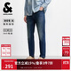 杰克·瓊斯（JACK&JONES） 男裝秋季牛仔褲日常紐扣拉鏈雙側插袋水洗貓須九分褲225332069