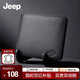 JEEPJeep吉普錢包男士真皮短款多卡位卡包頭層牛皮錢夾七夕禮物送男友