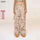 SMFKWild World 荒野復古迷彩長(cháng)褲女士長(cháng)褲寬松UP010CW/UP010CF 沙漠迷彩 M